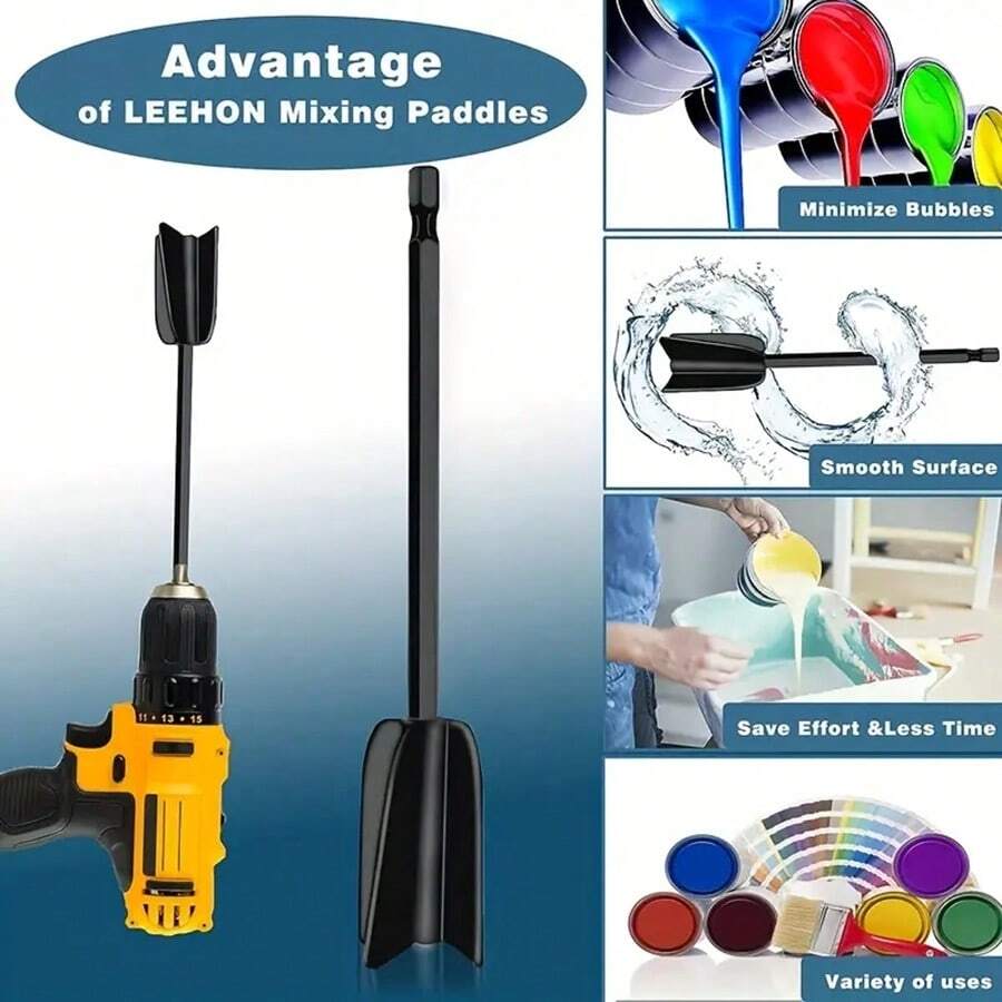 1pc Epoxy Mixing Paddles, Resin Mixing Paddles For Drills, Paint Mixing