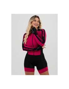 Women Cycling Jersey - 黑色 - 查看 1