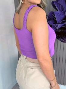 Women Tank Tops & Camis - Lilac Purple - View 2