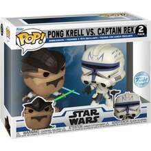 Lucasfilm Blister 2 Pop Figures Star Wars The Clone Wars Duels Pong Krell & Captain Rex Exclusive - Blister Figures Of High Quality - Blister Figures With Realistic Details - Blister Figures Perfect For Collectors - Blister Figures Ideal For Gifts - 彩色 - 查看 3