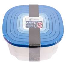 Lexi Home Square 14-Piece Plastic Food Storage Container Set