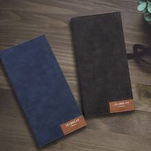 1個男士個性化PU皮革長款錢包-可客製化照片、簡約設計，適合男友、丈夫、父親，是完美的父親節禮物或任何場合禮物 - 彩色 - 查看 4