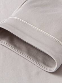 mini bala 迷你 Bala 男女通用纯色套装 - 卡其色 - 查看 8