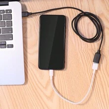 USB 2.0 延长线公对母高速手机充电连接器适用于鼠标键盘、USB 驱动器、电脑打印机、电视、车载数据线、电源、TypeC 接口适配器线 Playstation、X-Box，1m/2m/3m - 黑色 - 查看 4