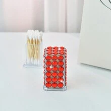 1 件钻石套装收纳盒，适用于棉签、牙签、牙线，适合卧室、客厅和桌面使用 - 彩色 - 查看 13