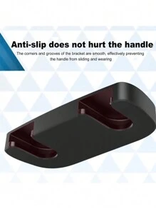 Ps5/ps4遊戲手柄支架,可懸掛桌底便攜式存儲架,遊戲外設配件 - 黑色 - 查看 8