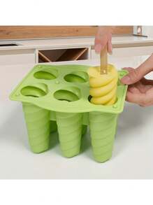 1 pieza, Nuevo molde de silicona para helado casero, molde para helado paleta