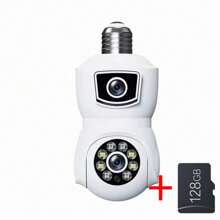 Camera giám sát bóng đèn WiFi ống kính kép 6MP (4MP + 4MP) Chống nước đầy đủ màu sắc Tầm nhìn ban đêm Bảo mật không dây Camera PTZ E27 Đèn giao diện Camera quan sát theo dõi tự động Âm thanh hai chiều Hỗ trợ trong nhà Ghi thẻ TF V380 Chỉ hỗ trợ WiFi 2.4G - trắng - Xem 14