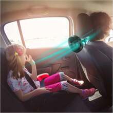Car Cooling Fan Rotatable Fan Mini USB Vehicle Fan Backseat Clip Fan W/3 Speeds - Multicolor - View 9
