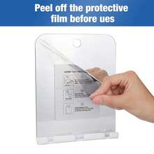 Acrylic Fogless Shower Mirror Set With Razor Holder, Anti-Shatter Fog-Free Mirror For Shower And Shaving, Flat Anti-Fog Mirror, Travel Shatterproof Shower And Make-Up Mirror - Clear - View 7