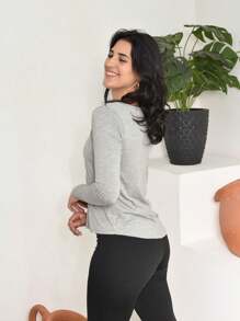 Women T-Shirts - Màu Xám nhạt - Xem 3