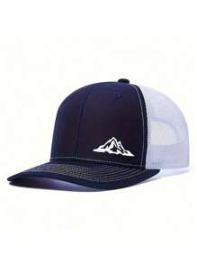 1pc Men's Mountain Printed Baseball Cap Outdoor Hiking Mesh Hat - Multicolor - View 12