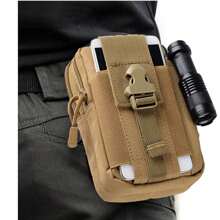 Bolso de cintura táctico al aire libre, cinturón de cintura militar, bolsa compacta para herramientas, organizador para billetera, teléfono móvil, banco de energía, camping, senderismo y equipo de montañismo - Multicolor - Ver 2