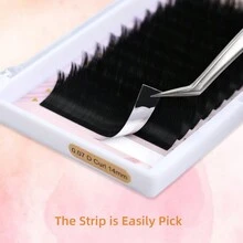 ARISON 12 Rows Easy Fan  L Curl 8-18mm Mixed Length Volume Lashes Bloom 0.05/0.07/0.10mm Eyelash Extension Auto Flowering Rapid Blooming Fans Lashes Fast Delivery Fanning Lash Wholesale