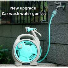 15m Portable Hose Household Car Wash Water Gun Set With Car Rack, Garden Watering Nozzle, Mini Car Wash Set,Garden Tools, Gardening Tools For Garden - One Size - View 2