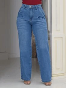Women Jeans - Rửa tối - Xem 1
