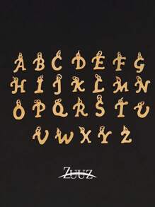 1 pieza Anillo de acero inoxidable con letra del alfabeto de la A a la Z de estilo punk, con encantos de corazón, anillo de pareja inicial alfabética, para mujer, regalos de joyería para San Valentín, mamá, madre, Día de la Madre