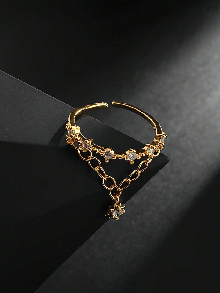 スターリングシルバーカフリングス チェーンタイプ エナメルデザイン てんとう虫 スターリングシルバーカフリングス チェーンタイプ エナメルデザイン