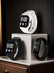 3pcs Water Resistant Electronic Watch Set