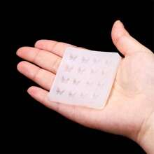 1pc Small Butterfly Nail Art Silicone Mold, 16 Butterflies Mold For Lightweight Clay, Epoxy Resin Craft