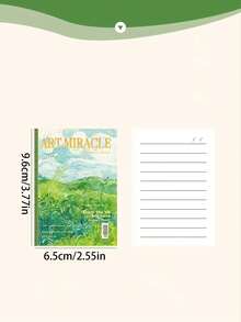 4pcs Cartoon Notebook Soft A7 Journal Pocket Size Student Stationery Prize - Multicolor - View 4