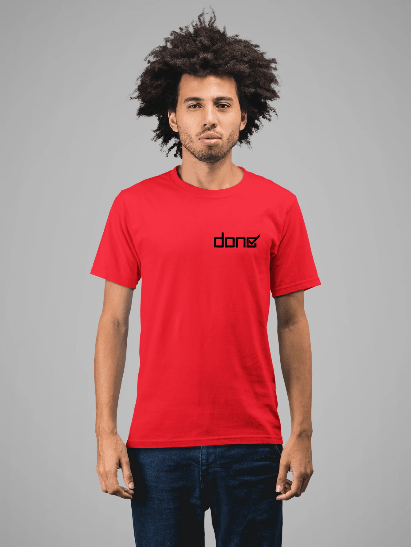 Men T-Shirts - 紅色 - 查看 1