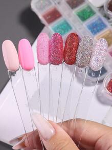 50Pcs Nail Swatches Oval Round Tips For Display Nail Samples Gel Polish Palette Color Chart Manicure Practicing Tools