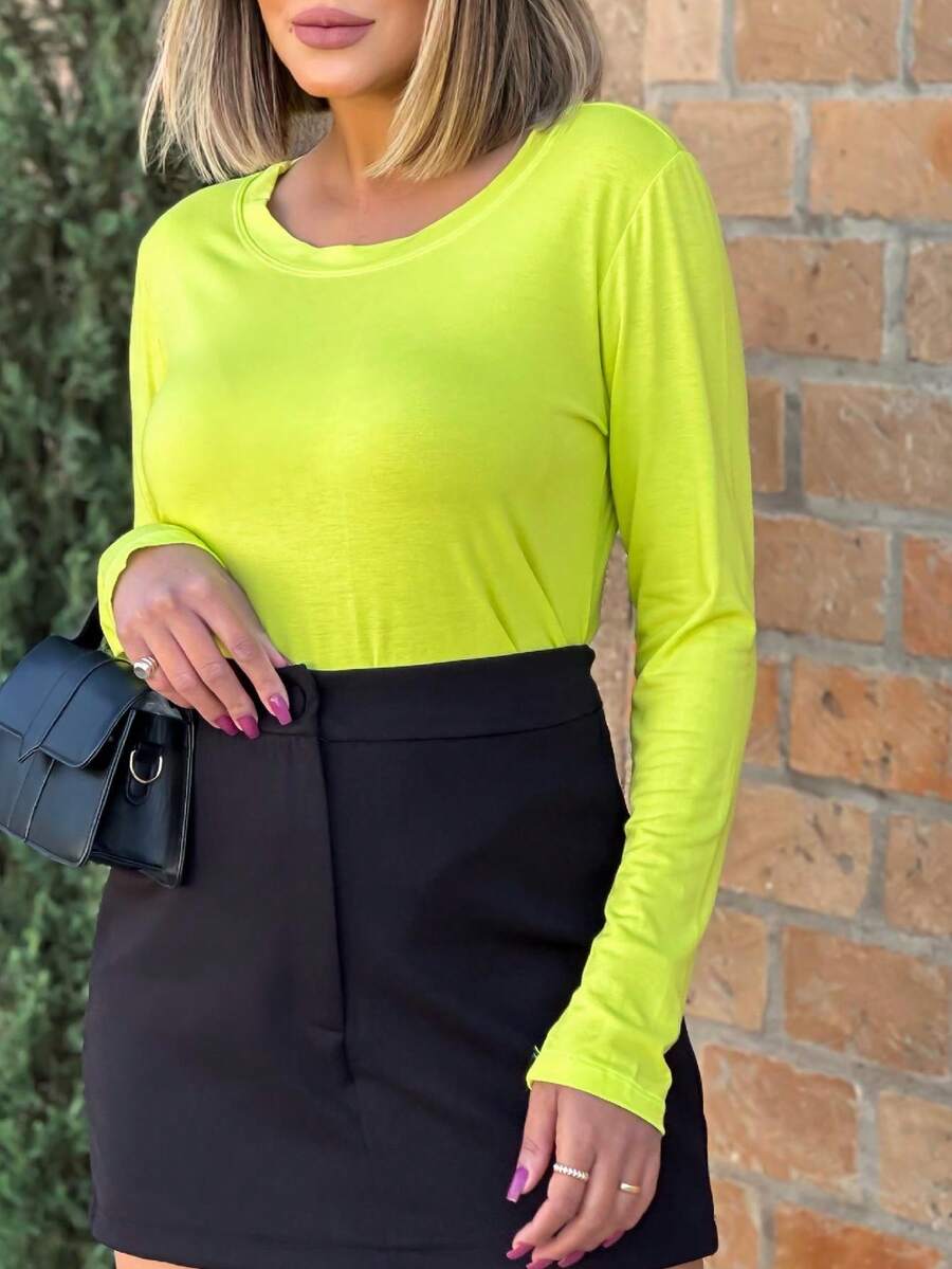 Women Denim Jackets & Coats - 青檸色 - 查看 1