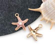 5/20pcs Mixed Ocean Beach Charms Gold Plated Enamel Mermaid Tail Whale Tail Charms Pendant For Jewelry Making Necklace Bracelet Earring DIY Jewelry Accessories Charms - One Size Fits All - View 17