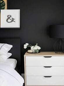 1 Rolle selbstklebende Tapete in Einfarben, Möbel- und Schrankrenovierung Aufkleber, Schlafzimmer Vinyl Folie, Selbstklebende Raumdekoration - Verschiedenfarbig - Übersicht 4