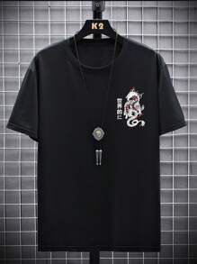 Men T-Shirts - màu đen - Xem 3