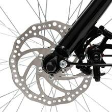 YUNRUX Trójkołowy rower dla dorosłych, 26-calowy trójkołowy (hamulec tarczowy), miejski trójkołowy rower, sześć regulowanych biegów, regulowana wysokość siedziska, z koszykiem, ładowność 120 kg, czarny