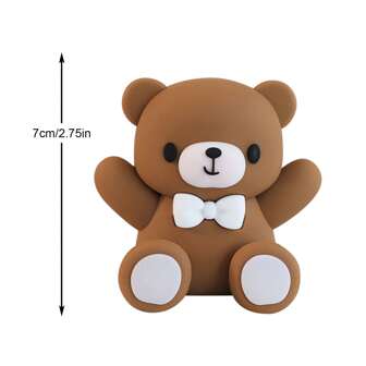 3D Björntårtdekorationer Fluga Björntårtdekorationer För Födelsedagsfesttillbehör