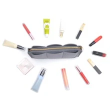 1pc Extra Large/Large/Medium/Small Felt Inner Lining Makeup Bag, Big Capacity Detachable Simple Organization Pouch