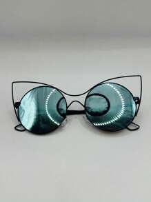 Women Sunglasses - 藍色 - 查看 1