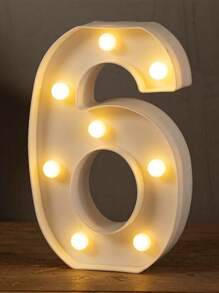 Bluelander LED Numbers For Events And Night Decoration, Includes Batteries. - Blue - View 3
