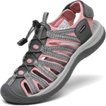 Women's Closed Toe Hiking Sandals Walking Water Sandal Comfort Athletic Sport Outdoor Sandals
