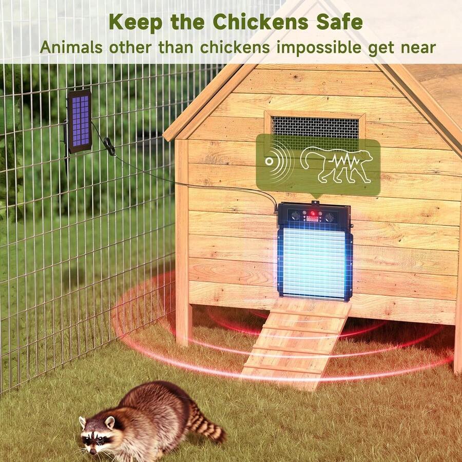 Automatic Chicken Coop Door, Solar Powered Chicken Coop Door With Timer