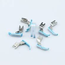 7pcs (1set) Industrial Sewing Machine Plastic Presser Foot Set, Includes Foot For Sewing Invisible Zipper, Wear-Resistant MT-18, P351, T363, T58N, P360, P361, P36N, P36LN, Teflon Plastic Presser Foot, Industrial Sewing Machine Accessories