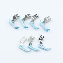 7pcs (1set) Industrial Sewing Machine Plastic Presser Foot Set, Includes Foot For Sewing Invisible Zipper, Wear-Resistant MT-18, P351, T363, T58N, P360, P361, P36N, P36LN, Teflon Plastic Presser Foot, Industrial Sewing Machine Accessories