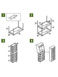 zapatero 7 niveles con funda de tela organizador de zapatos zapatero organizador de zapatos zapatero zapatero zapatero para armario armario zapatero para la entrada armario zapatero organizador de zapatos organizador zapatero estante para zapatos zapatero organizador para la entrada zapatero pequeño zapatero muebles para el dormitorio zapateras modernas zapateras organizador de zapatos zapatera para closet zapateras organizer organizador zapatero zapatero zapatero para espacios pequeños zapatero - Gris - Ver 5