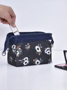 1/10 chiếc Túi đựng mỹ phẩm bằng polyester có khóa kéo in nhiều kiểu, dung tích lớn đựng mỹ phẩm và đồ dùng vệ sinh cá nhân, phong cách Boho, cho kỳ nghỉ bãi biển, bộ sưu tập phòng tắm, bộ sưu tập phòng ngủ, dung tích lớn - Nhiều màu - Xem 8