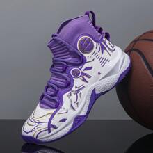 Modelo de Primavera e Verão 2024, Tênis esportivos casuais masculinos para corrida, basquete e salto, com sola de borracha antiderrapante, resistente ao desgaste e a ruídos, alta elasticidade, absorção de choque, sola em formato de pipoca, em dois tons com materiais de couro sintético e respiráveis, estilo completo com ajuste semelhante a meias