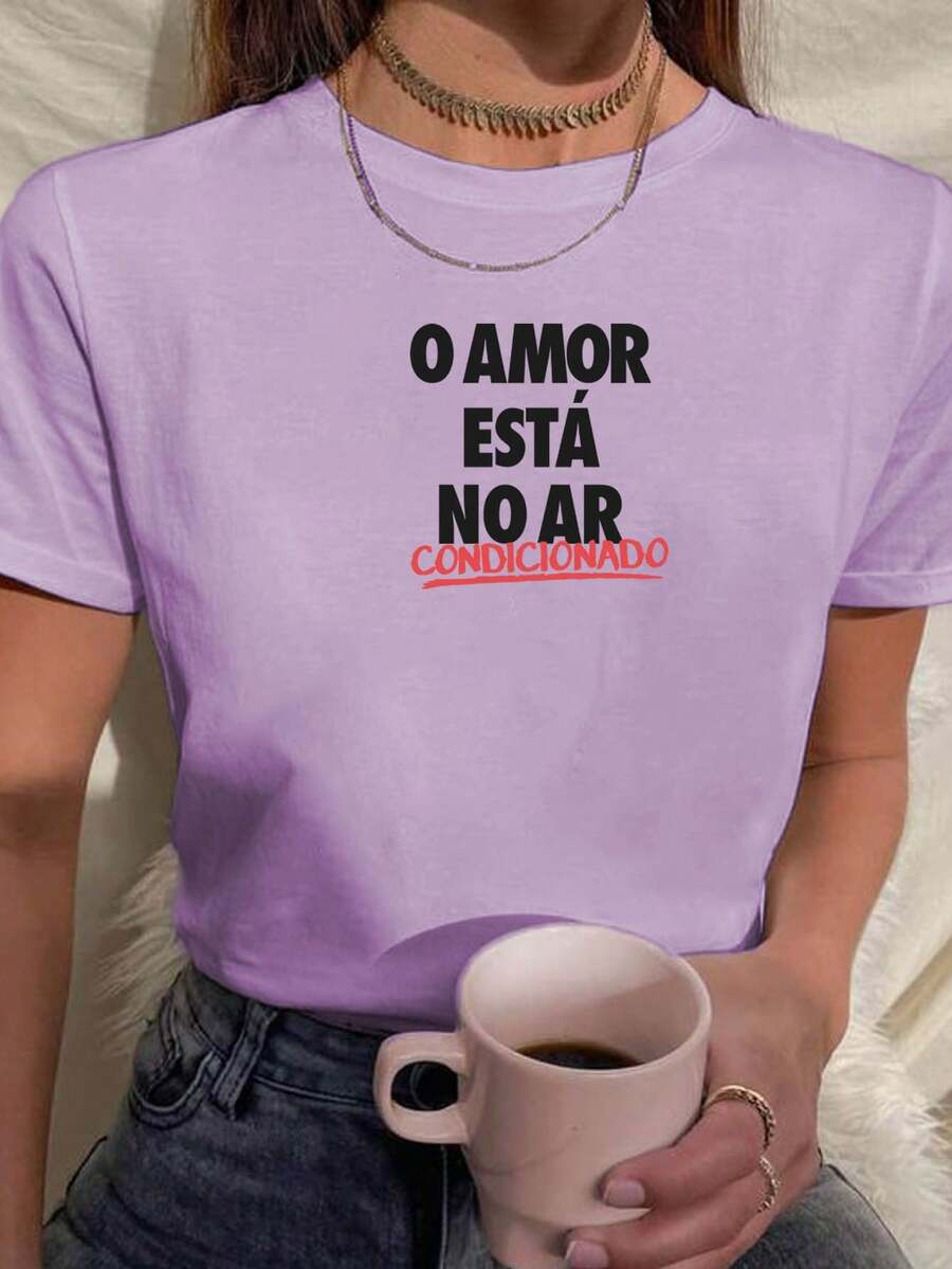 Women T-Shirts - Màu tím - Xem 1