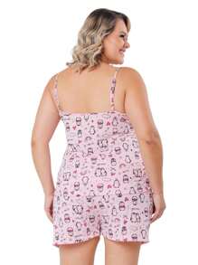 Women Pajama Sets - 淺粉色 - 查看 6