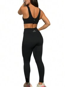 Kit With 2 Basic Comforfit Lupo Sport Leggings For Women, Fitness, Gym, High Waist Model 71774 - Nhiều màu - Xem 3