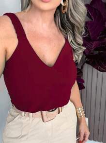 Women Tank Tops & Camis - Burdeos - Ver 1