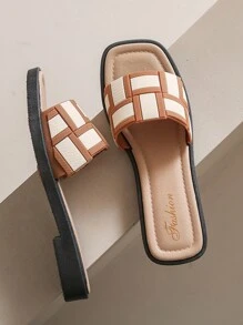 Women's New Fashion Simple & Elegant Casual Lightweight Soft-Soled Brown Sandals, Slip-Resistant, Antibacterial, Breathable, Soft, Open-Toe Flat Sandals For Outdoor Activities, Travel, Vacation, Beach, Home Use