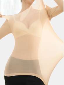2 piezas Ropa interior térmica sin costuras para mujer - Top cómodo y suave de manga larga y cuello redondo, perfecto para lencería y ropa de dormir, material de alta calidad y ultra delgado