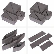 1/3/6/9/12 包简约风格可折叠布质收纳盒衣柜梳妆台抽屉隔断收纳篮内衣收纳盒卧室、收纳盒、收纳盒、家居收纳、女式白色 T 恤、女式黑色裤子、女士冬装、连衣裙、女士冬装、优雅女装、女士白衬衫、长袖、女士白色连体裤、女士春装、女士春装、春季、春装、极简主义、夏季上衣